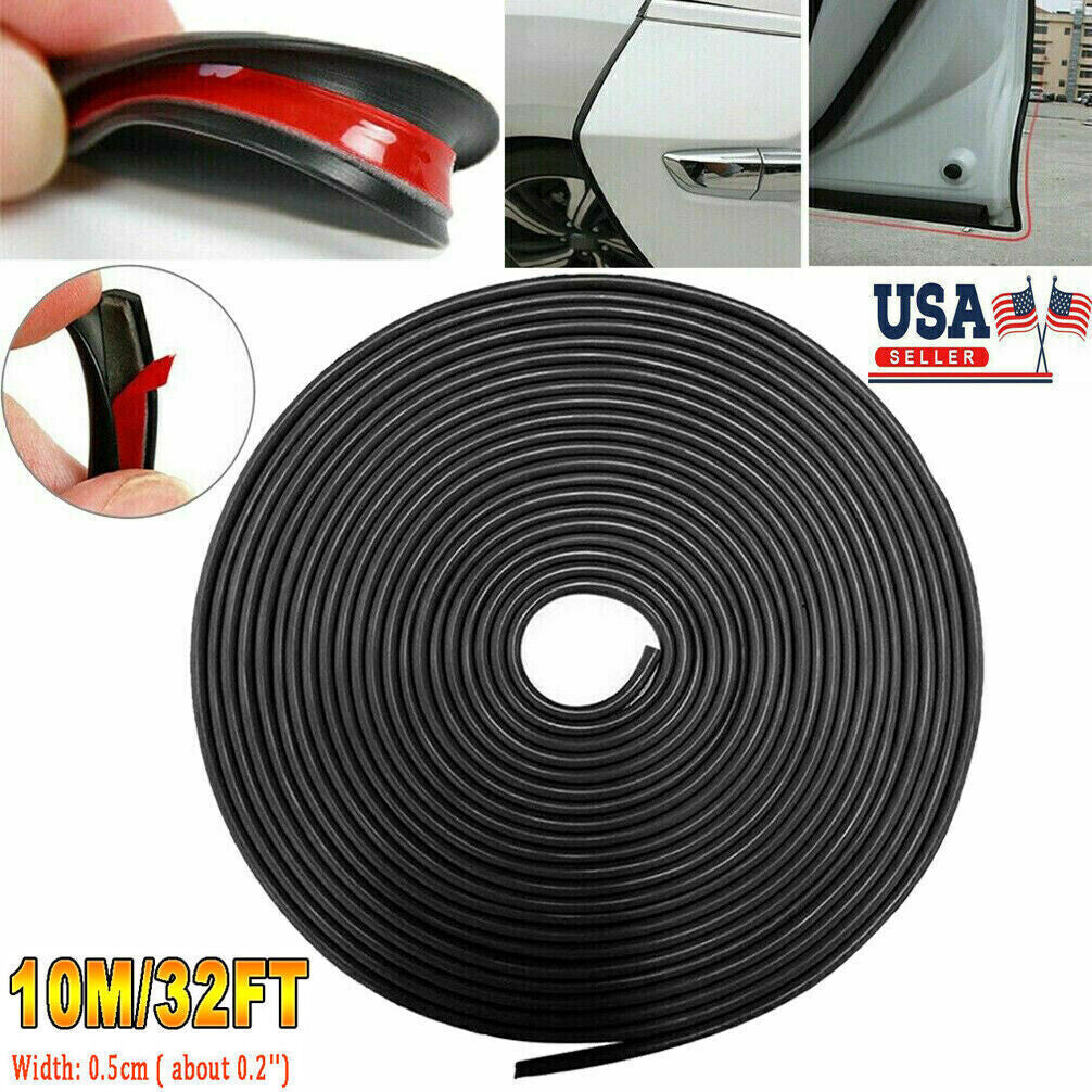 32ft U Shape Rubber Seal Car Door Edge Guard Molding Trim Protectors Strip US