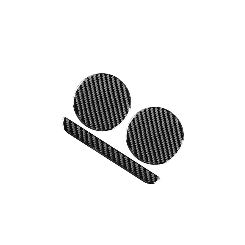 Carbon Fiber Rear cup holder groove pad Trim for Toyota 86 for Subaru BRZ 2016-2020
