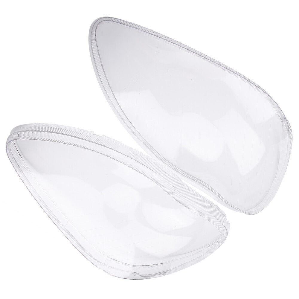 A pair of headlight lens cover replacement parts for Mercedes-Benz W220 S600 S500 S350 98-05