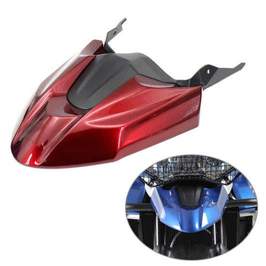 Front Beak Extension Fairing Nose Extender Cover Red For Tiger800 XRT XRX XC