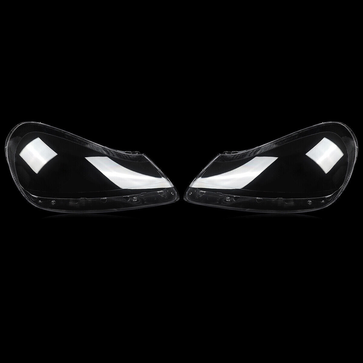 LHRH for Porsche for Cayenne 2007-2010 Headlight Lens Cover Replacement Shells US
