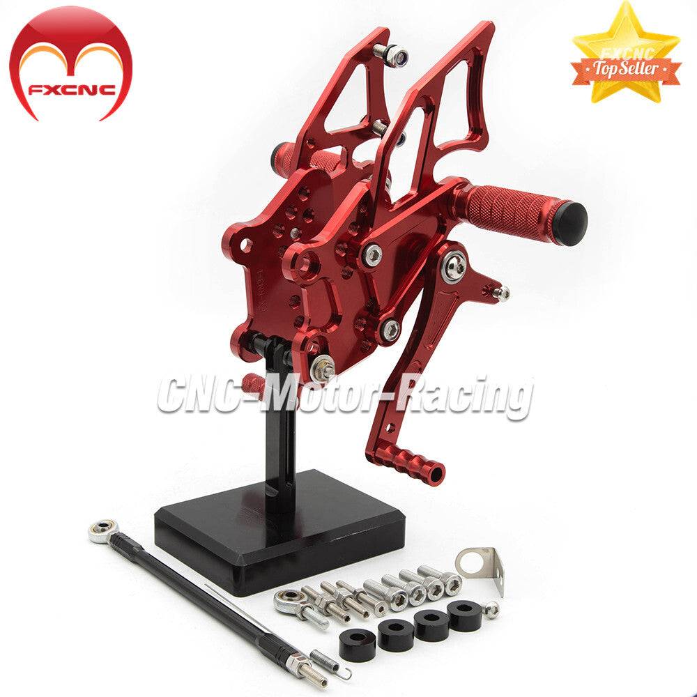 Red is suitable for adjusting the CNC foot spike gear pedal on for Kawasaki 300 250 2013 - 2017.