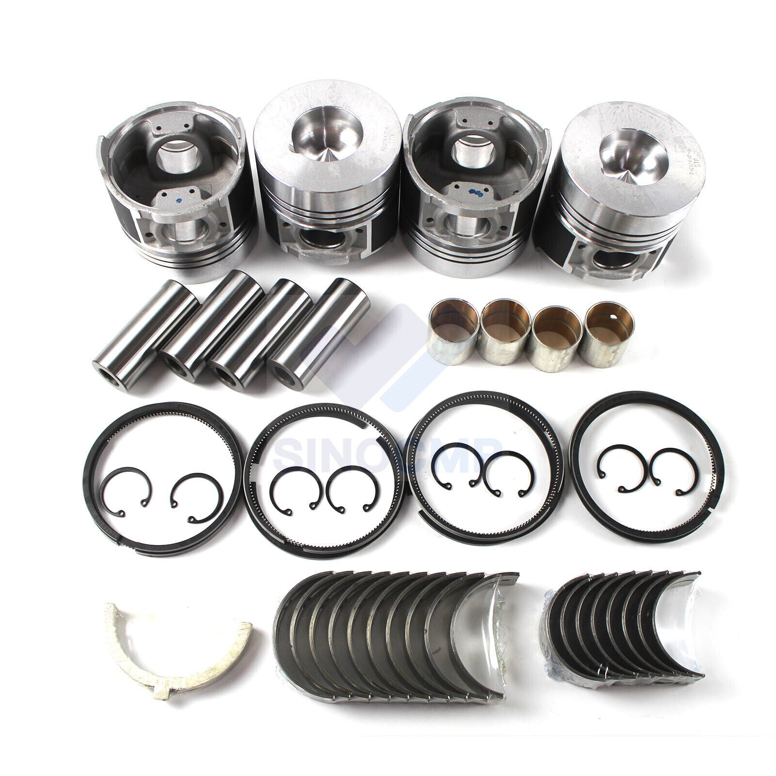V4300 V4300-3A Engine Overhaul Rebuild Kit for Kubota Engine w/ Gasket Kit M7950