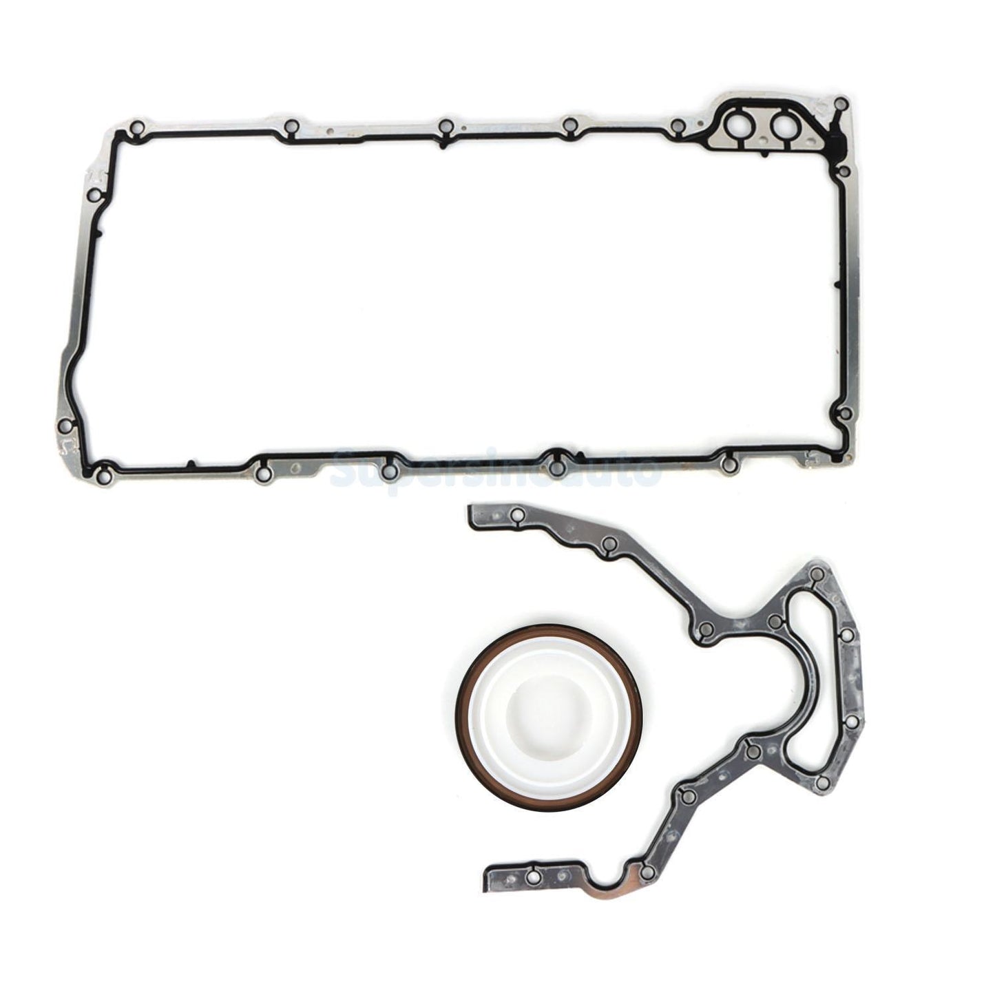 Engine Rear Main Seal  Oil Pan Gasket for Chevrolet for GMC 4.8 5.3 6.0 6.2L V8 OHV