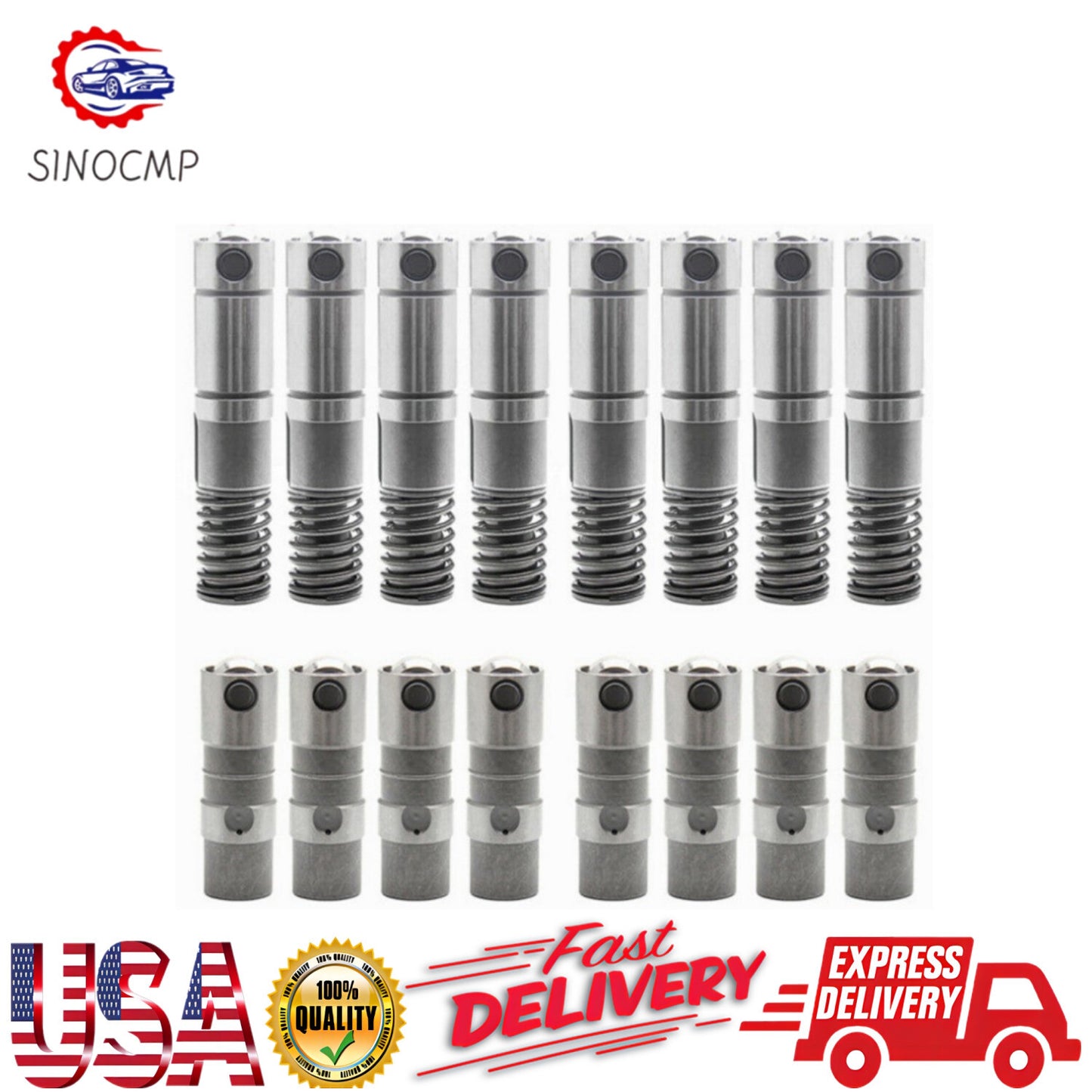 Roller Valve Lifters 16PC for Chevy 2005 2006 2007 2008-2016 5.3L 6.0L 6.2L