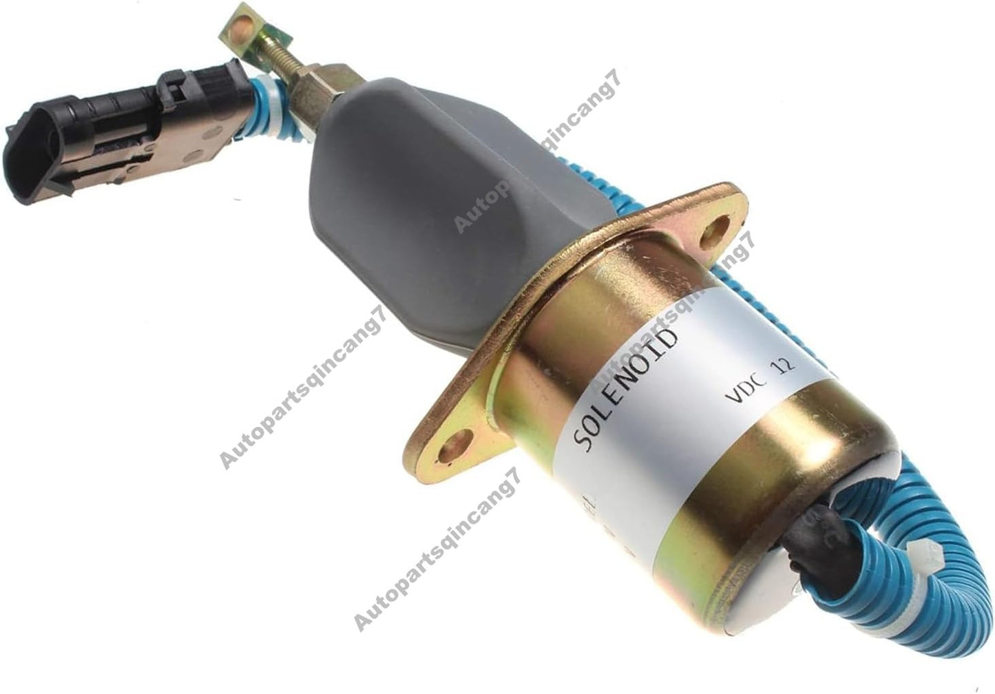 Stop Solenoid 1751ES-12A6UC3B1S5 for Kubota Engine V2203 Gehl Skid Steer Loader