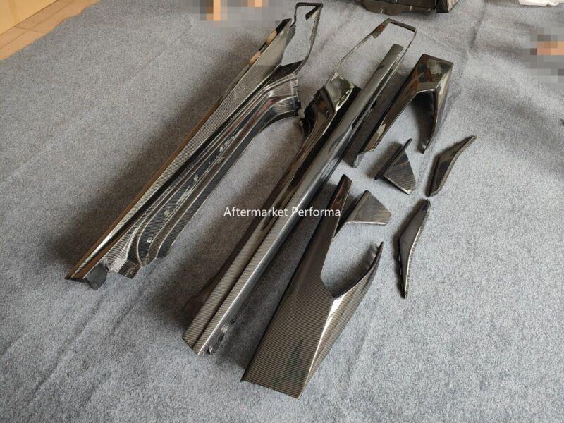 Suitable for LAMBORGHINI for HURACAN LP580 LP610 carbon fiber SIDESKIRTS side skirts M STY