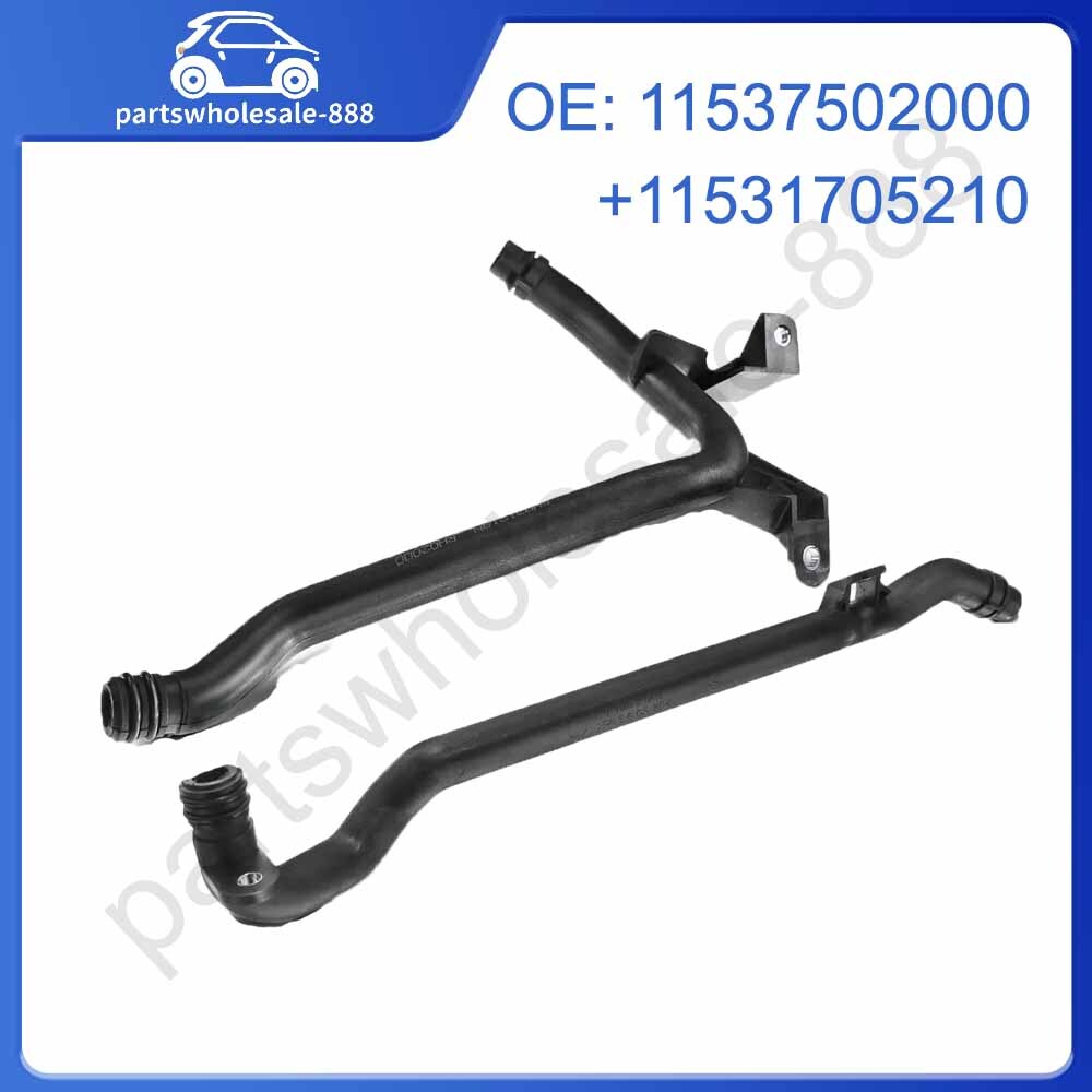 2-piece water + engine heater inlet coolant hose for BMW E46, E83, X3, E53, X5 11537502000