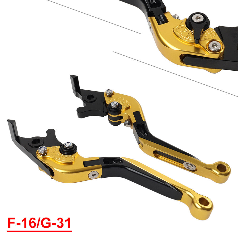 CNC Folding Extendable Brake Clutch Levers for BMW G310R/G310GS 2017-2021 Gold