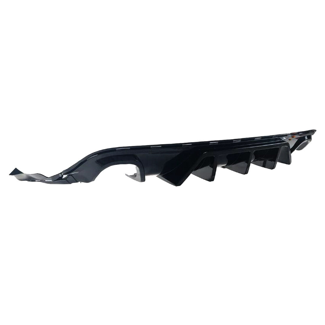 Gloss Black Shark Fin Rear Bumper Diffuser for Jeep Grand Cherokee SRT 2014-2021