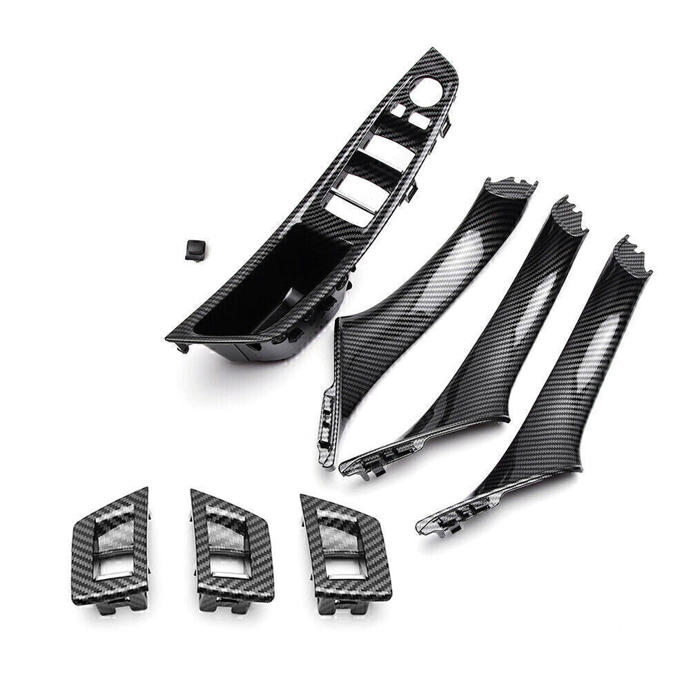 Carbon Fiber Car Door Window Switch Panel for BMW F10 F11 5 Series 2010-2016 11