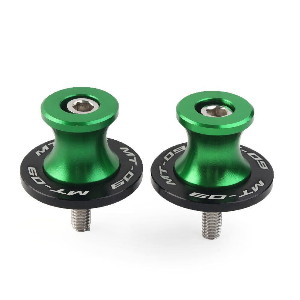 6MM CNC Schwingenspulen Slider f¨¹r for YAMAHA MT-09 FZ09 2013-2022 Motorrad Gr¨¹n