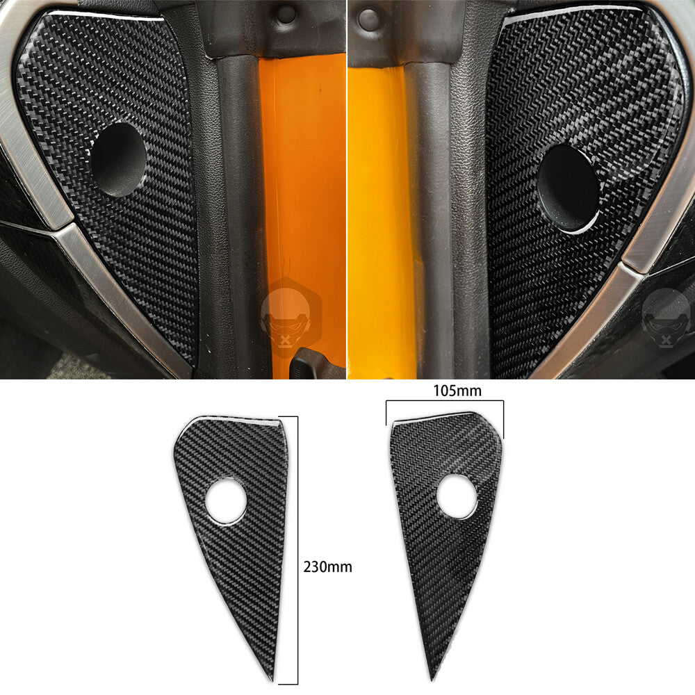 23Pcs Carbon Fiber Dashboard Central Control Set Trim Kit for Ford for Mustang 2015+