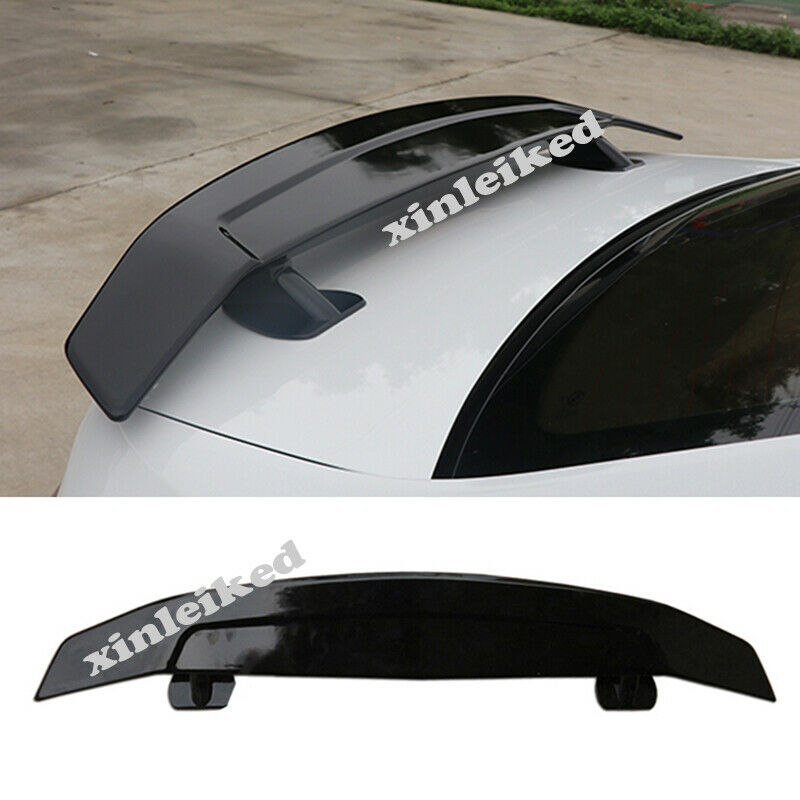 for Mazda 3 Axela 4DR Sedan 2014-2018 Glossy Black Rear Spoiler Trunk Wing Cover