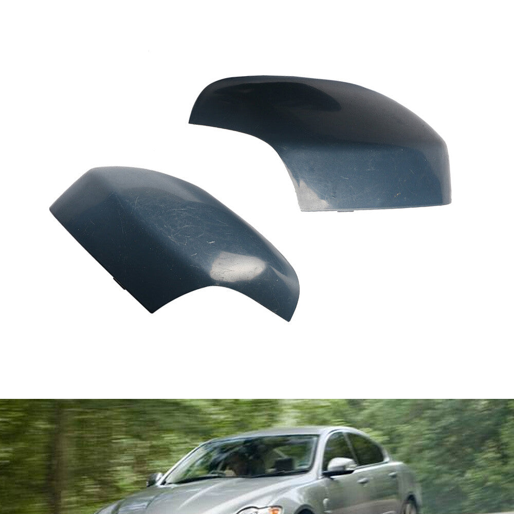 2X Mirror Cover Left+Right Side Car Door Cap Replacement For XC90 2007-14