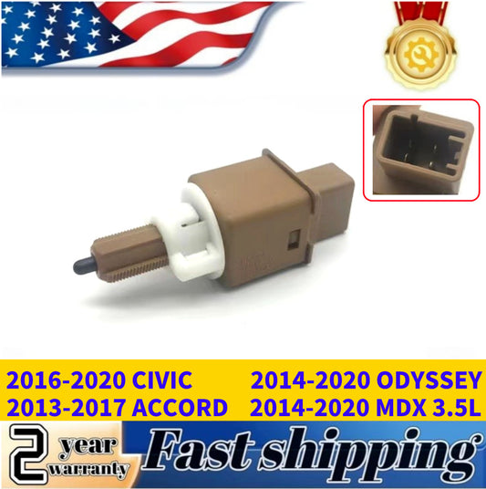 Brake light switch compatible with for Honda for Civic , Accord 2014 - 2020, and for Acura MDX 36750-T2A-A01