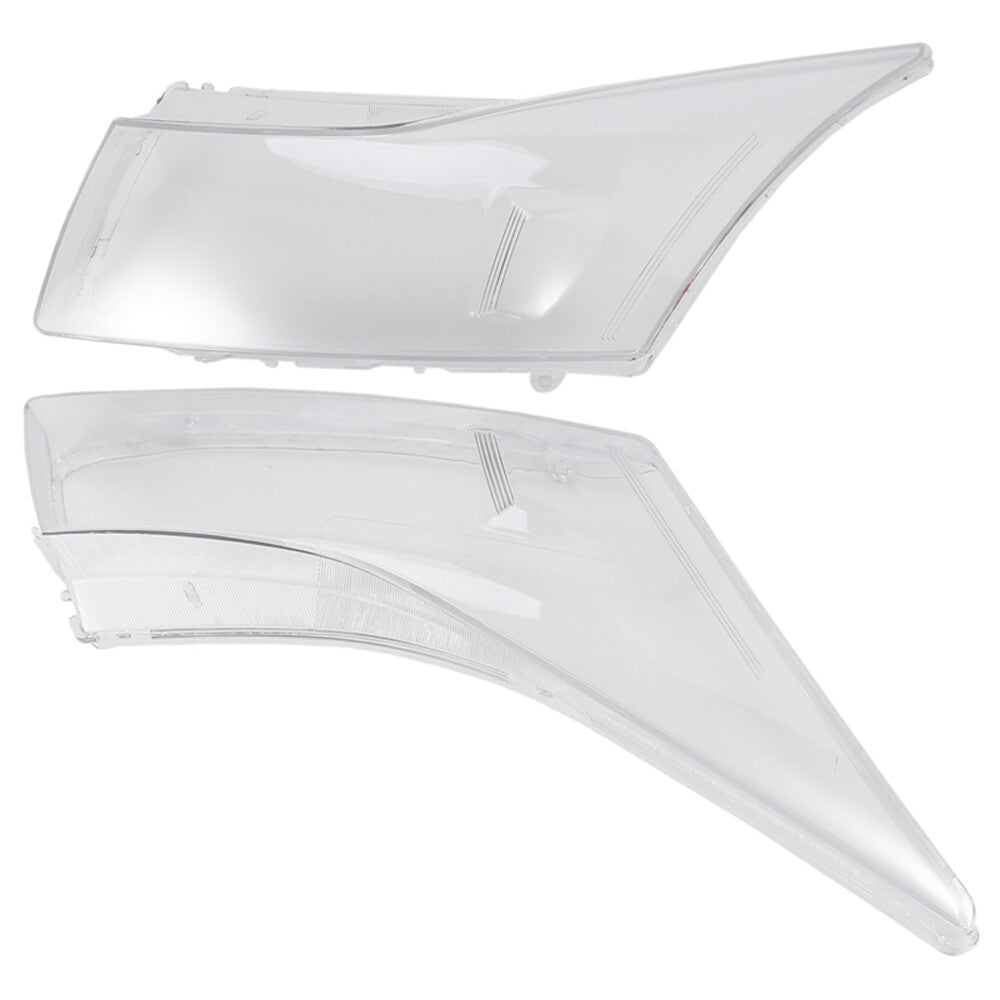 A pair of transparent headlight lens protectors for 2011-2014 for Chevrolet for Cruze .