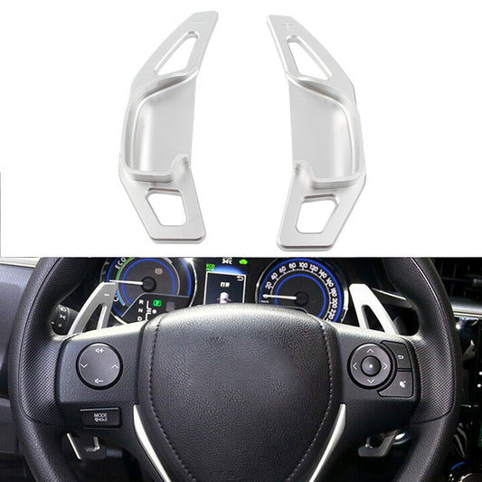 Steering Wheel Gear Shift Extension Paddle for Toyota for Corolla for Camry Silver