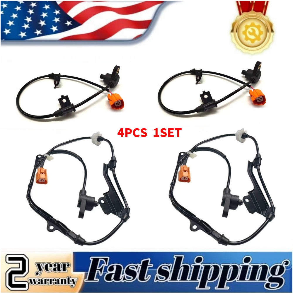 4-piece set ABS wheel speed sensors suitable for: for Honda 98-02 Accord, for Acura 99-03 CL, TL