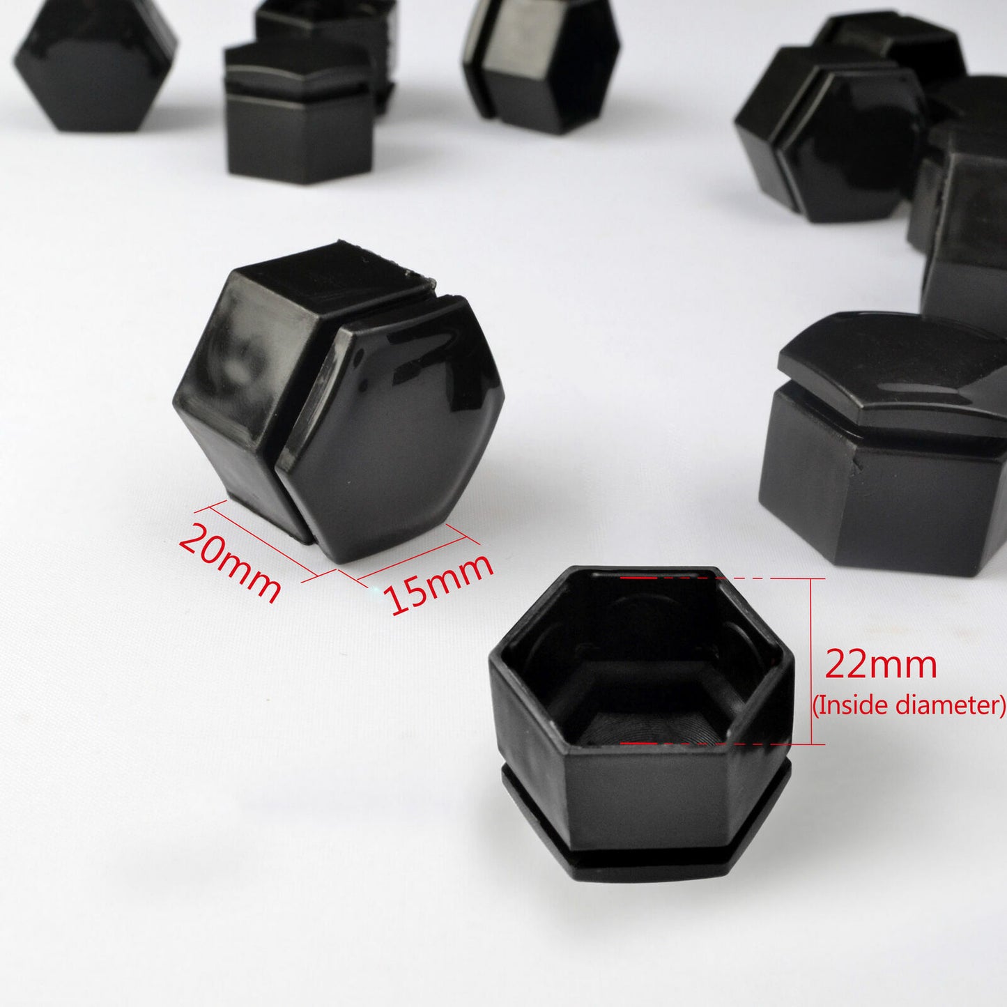 22mm Bolt Cover Caps Wheel Nut Protector Fit for Land Rover for Range Rover Sport 05-13
