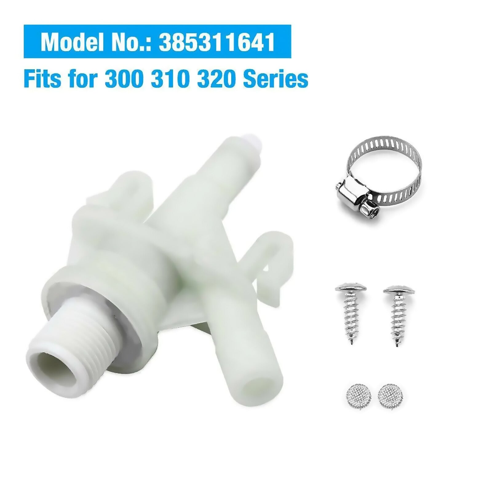 2x Upgraded For Dometic Pedal Flush Toilet Water Valve RV 385311641 300 310 320