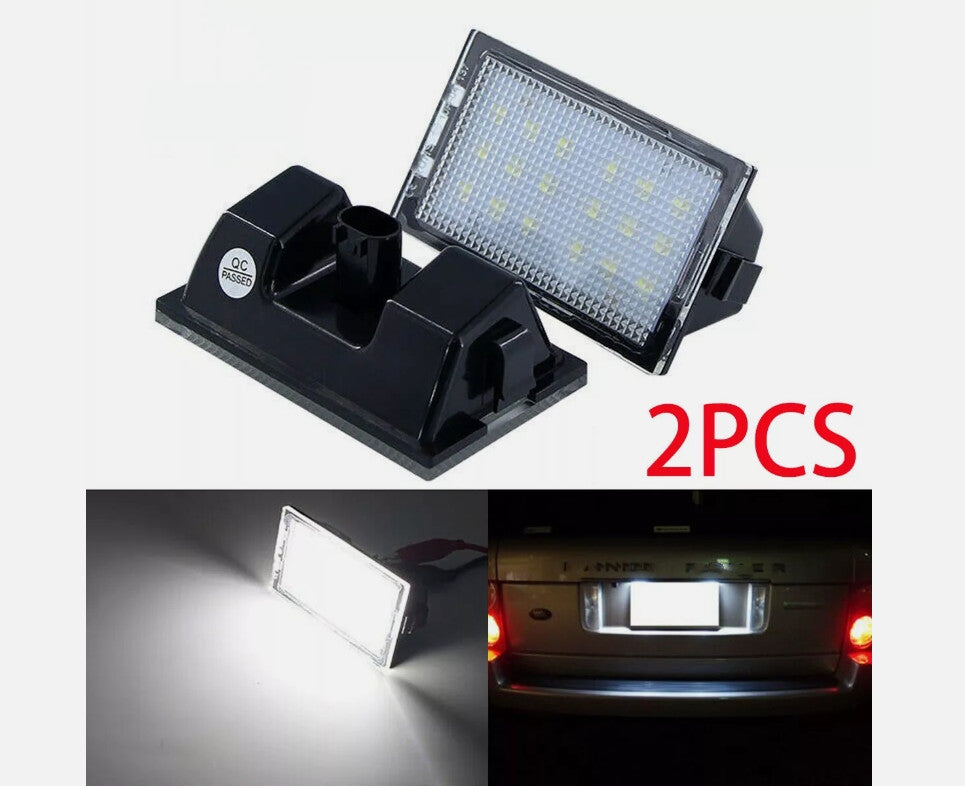 LED License Number Plate Light Lamp for Range Rover Sport L320 Discovery LR3 LR4