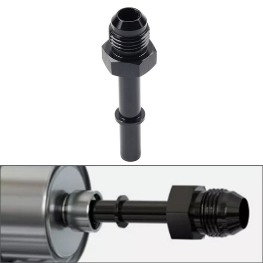 6AN Male to 3/8 Male SAE Quick-Disconnect Push-On EFI Fuel Rail Fitting