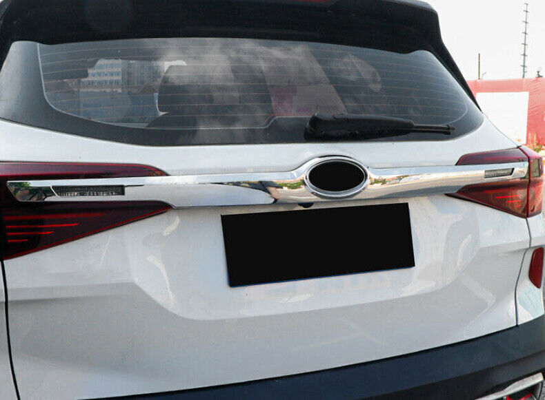 for Kia Seltos 2020-2023 Chrome Trunk Tailgate Lid molding Middle Cover Trim New