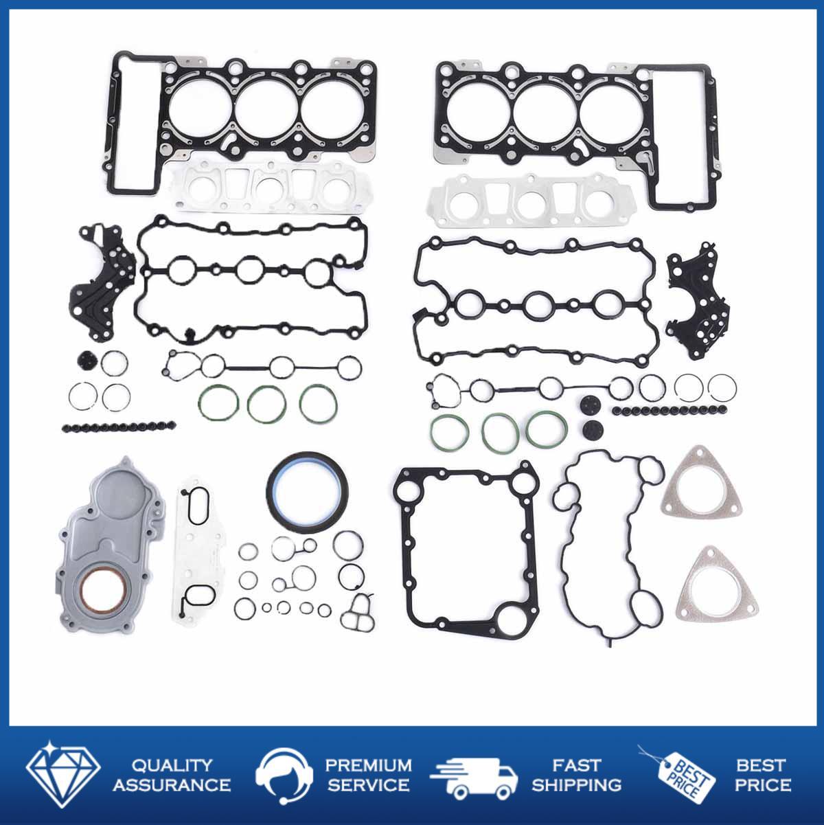 Cylinder Gasket Kit Fits 2005-08 for AUDI A4 A6 3.2 V6 183kw 188kw Engine Repair Kit