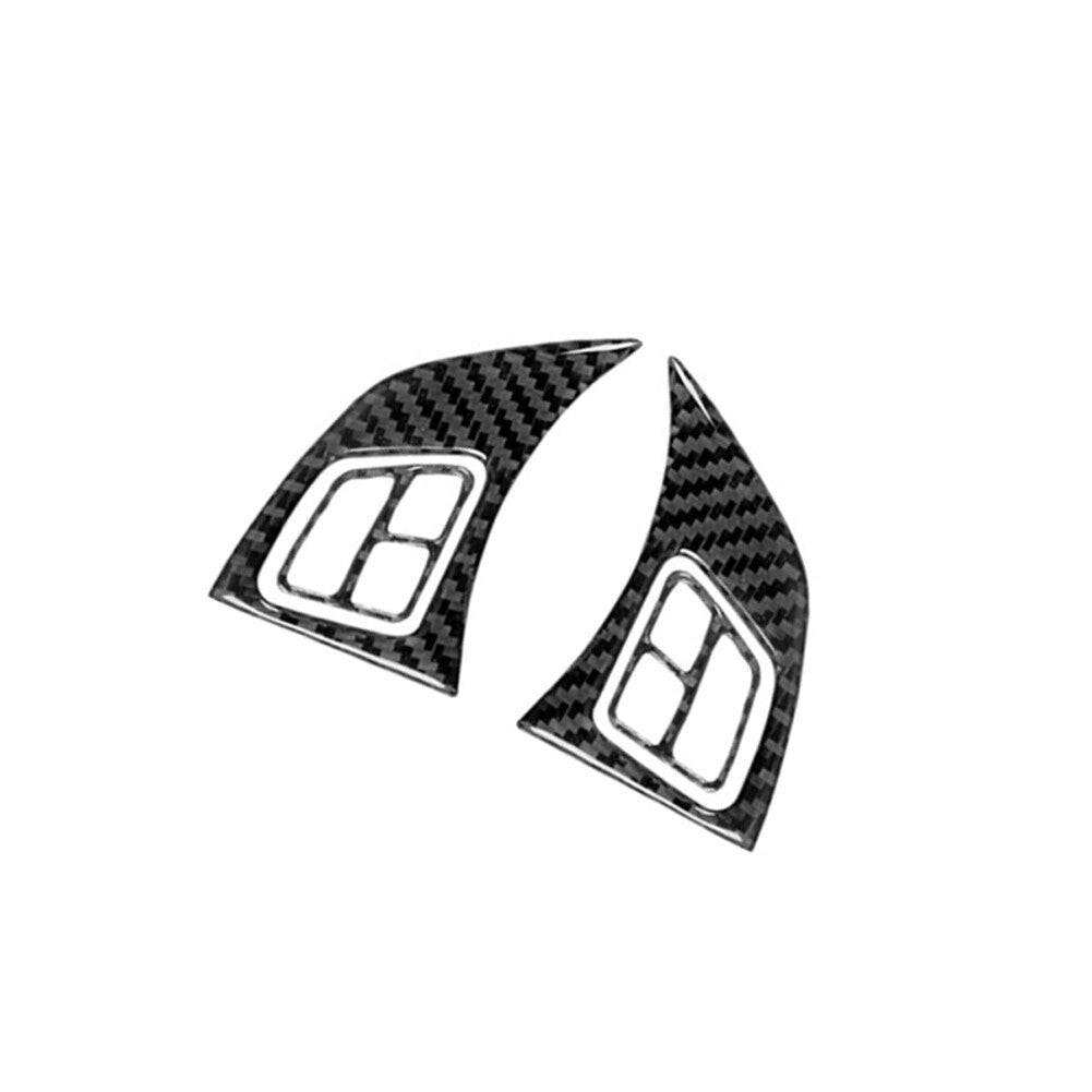 Carbon fiber steering wheel button trim for BMW 1 Series convertible E82/E88 2008-2013 type A
