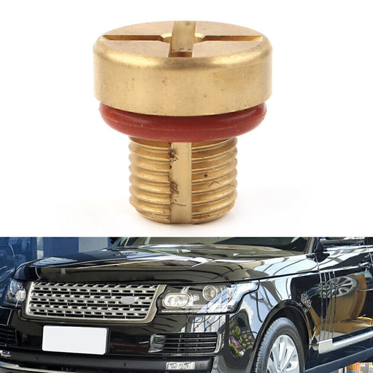 Water Pipe Male Thread Brass End Cap Solid Plug Connector for Land Rover