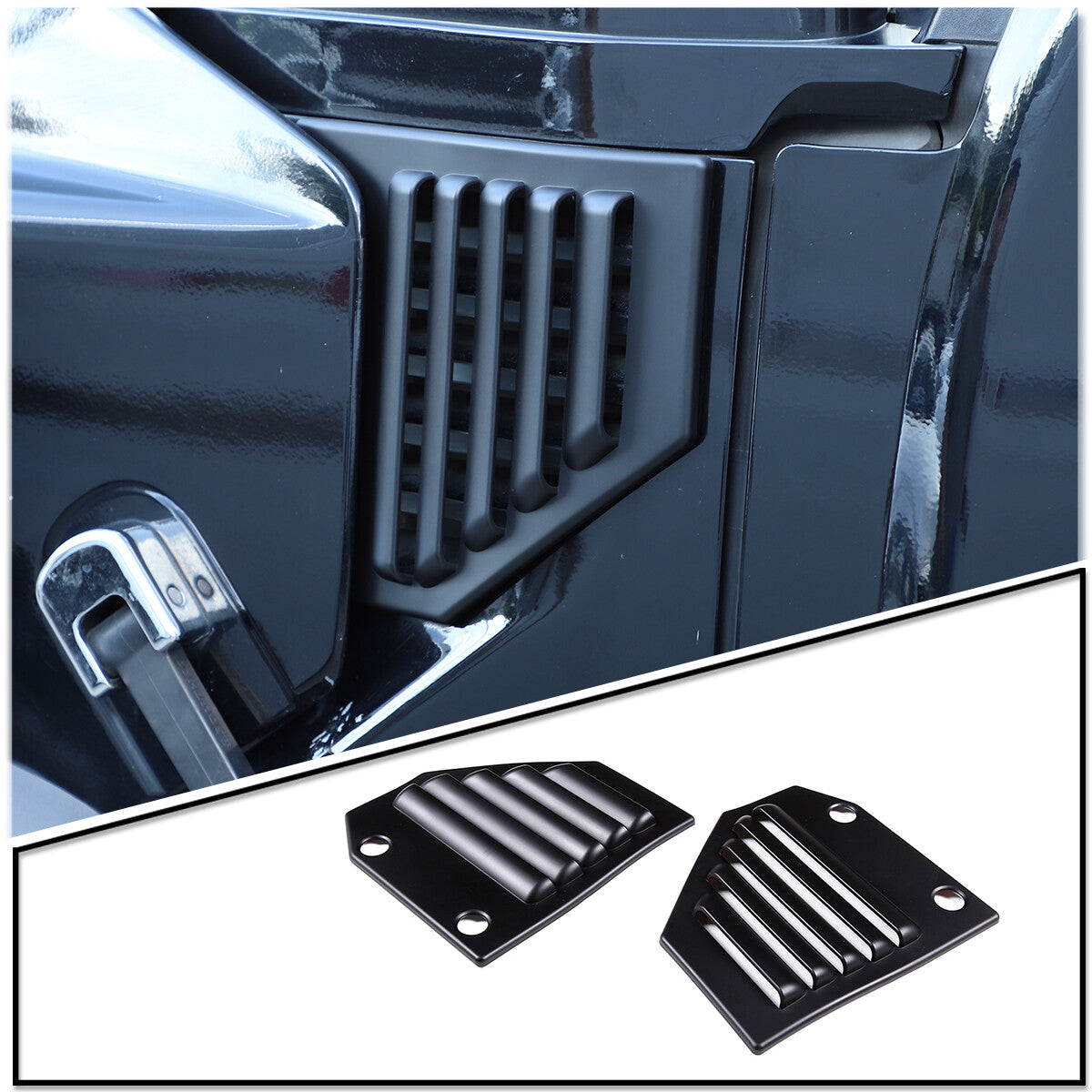 Sleek black side for smart door handle cover trim for Subaru WRX 2021 - 2023 US sedans