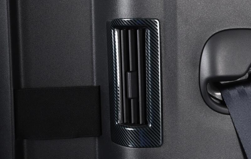 1P for Land Rover for Defender 2020-25 Carbon Fiber C Pillar Air Out Vent Cover Trim