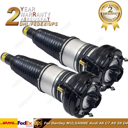 2pcs for Bentley MULSANNE for Audi A6 C7 for A8 S8 D4 Front Air Suspension Shock Struts