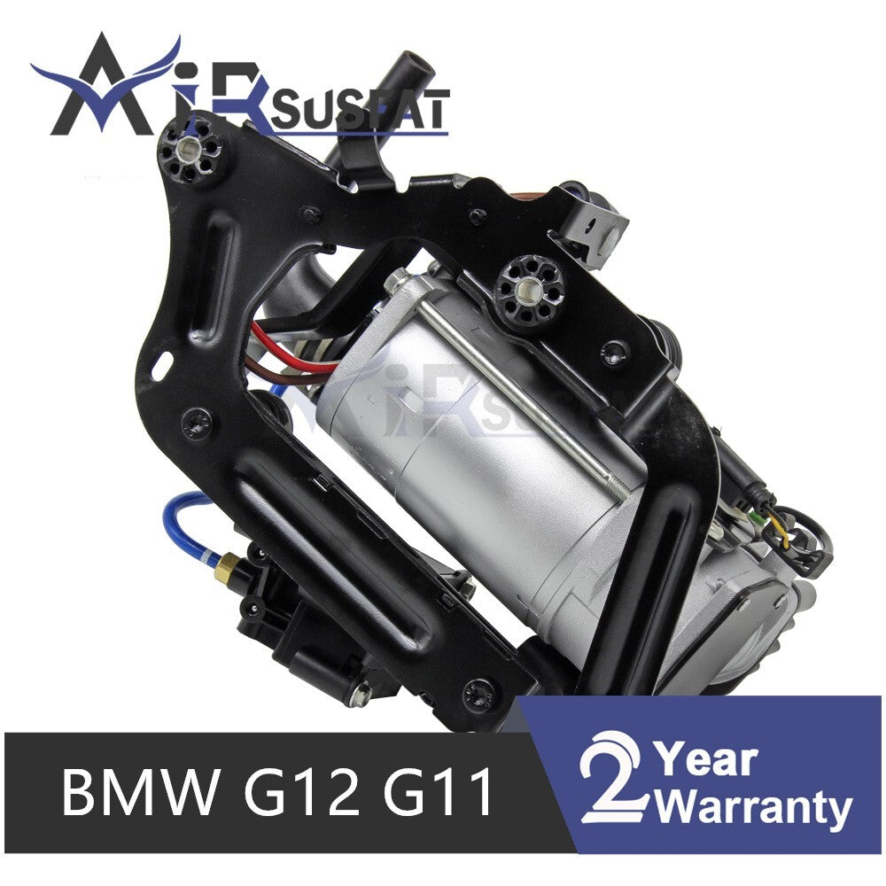 for BMW G12 G11 7 Series Air Suspension Compressor Pump W/Valve Block 2016-2020