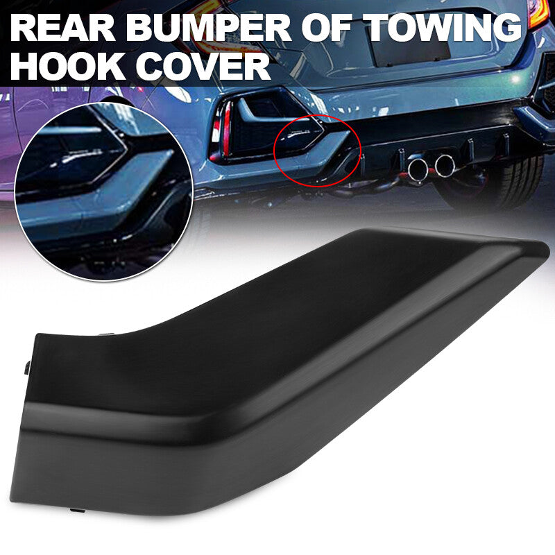 Rear Bumper Tow Hook Cover Cap Fit for Honda for Civic Hatchback 2016 2017 2018-2021 NEW