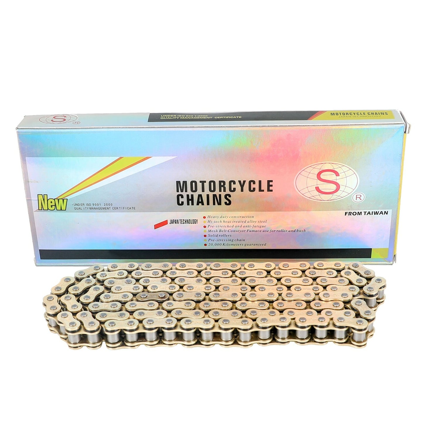 Gold 428 Chain 136 Links w/ O Ring  Chain Breaker 110cc 125cc 150cc Dirt Bike