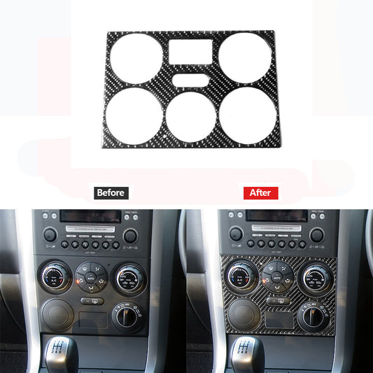 Carbon Fiber Climate Control Panel Cover Trim for Suzuki Grand Vitara 2006-2009