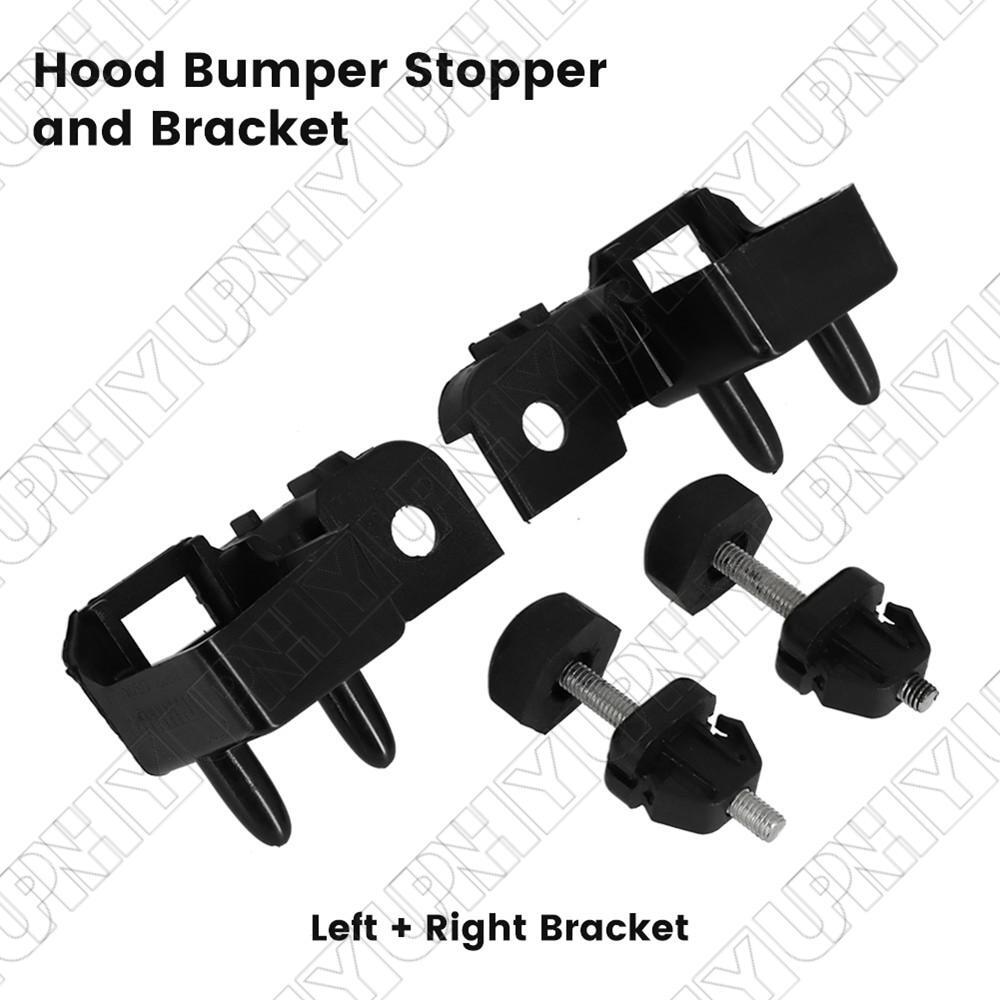 4Pcs Hood Bumper Stopper Bracket for Ford Fusion MKZ 2013-2020 LeftRight Side