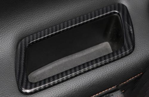 for Chevrolet Equinox 18-2021 Carbon Fiber ABS Inner Door Storage Box Cover Trim