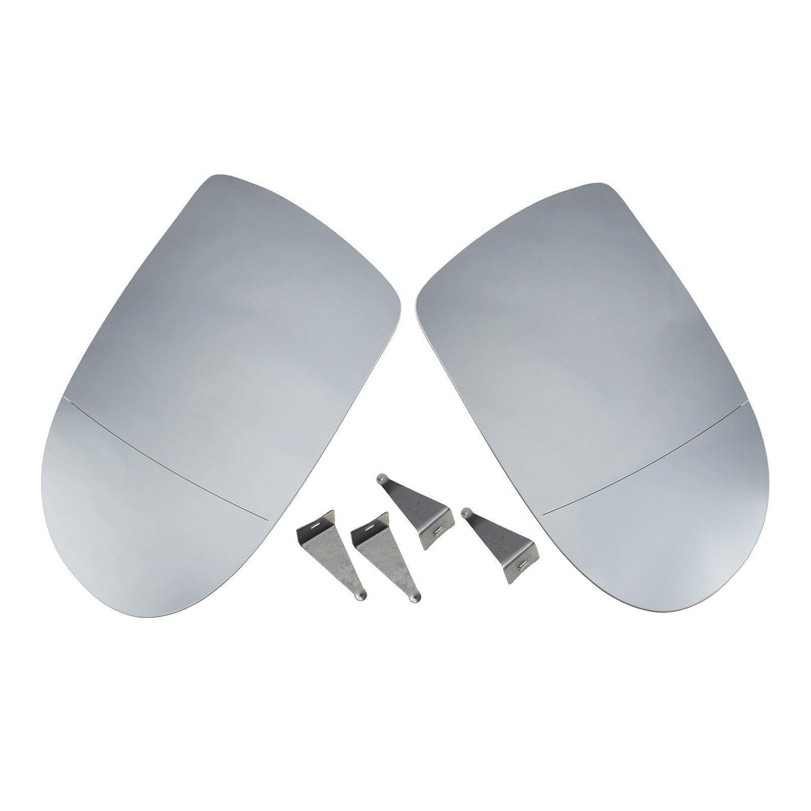 2Pcs Rearview Left Right Side Heated Mirror Glass for Mercedes-Benz SL500 SL550