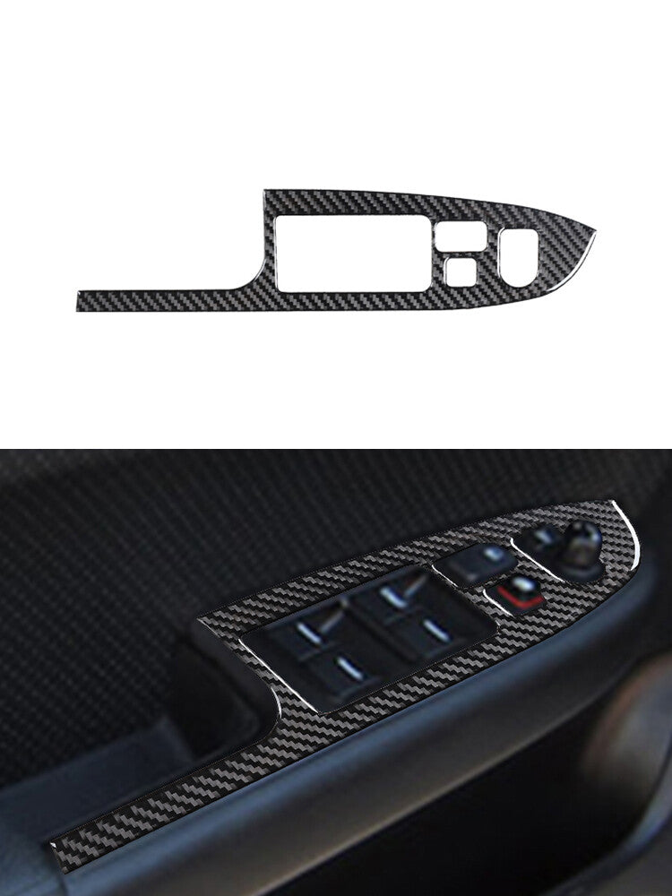 Carbon Fiber Driver Side Window Lift Panel Cover Trim for Acura TSX 2003-2008