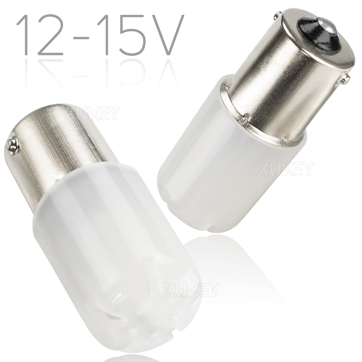 2PCS BA15S 18 SMD LED -BRIGHT WHITE 1156 R5w Brake Reverse Light Bulb Globe Lamp