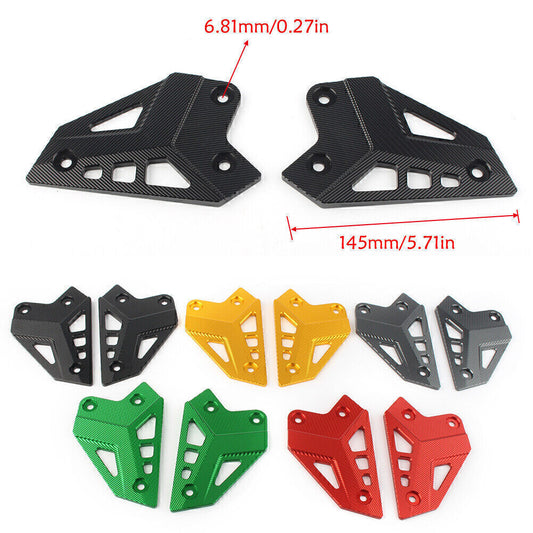 for Kawasaki Z900 2017-2019 CNC Rear Foot Rest Foot Peg Heel Guard Cover