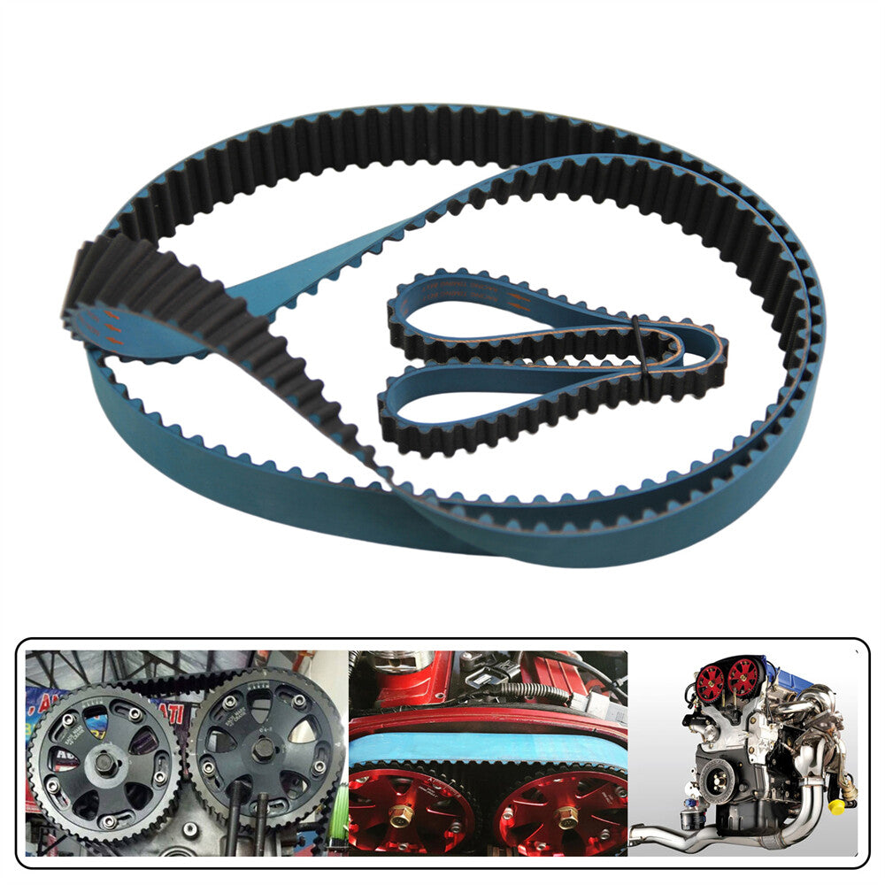 Racing Timing Belt + Balance Belt for Mitsubishi Lancer EVO 1-9 Eclipse DSM 4G63
