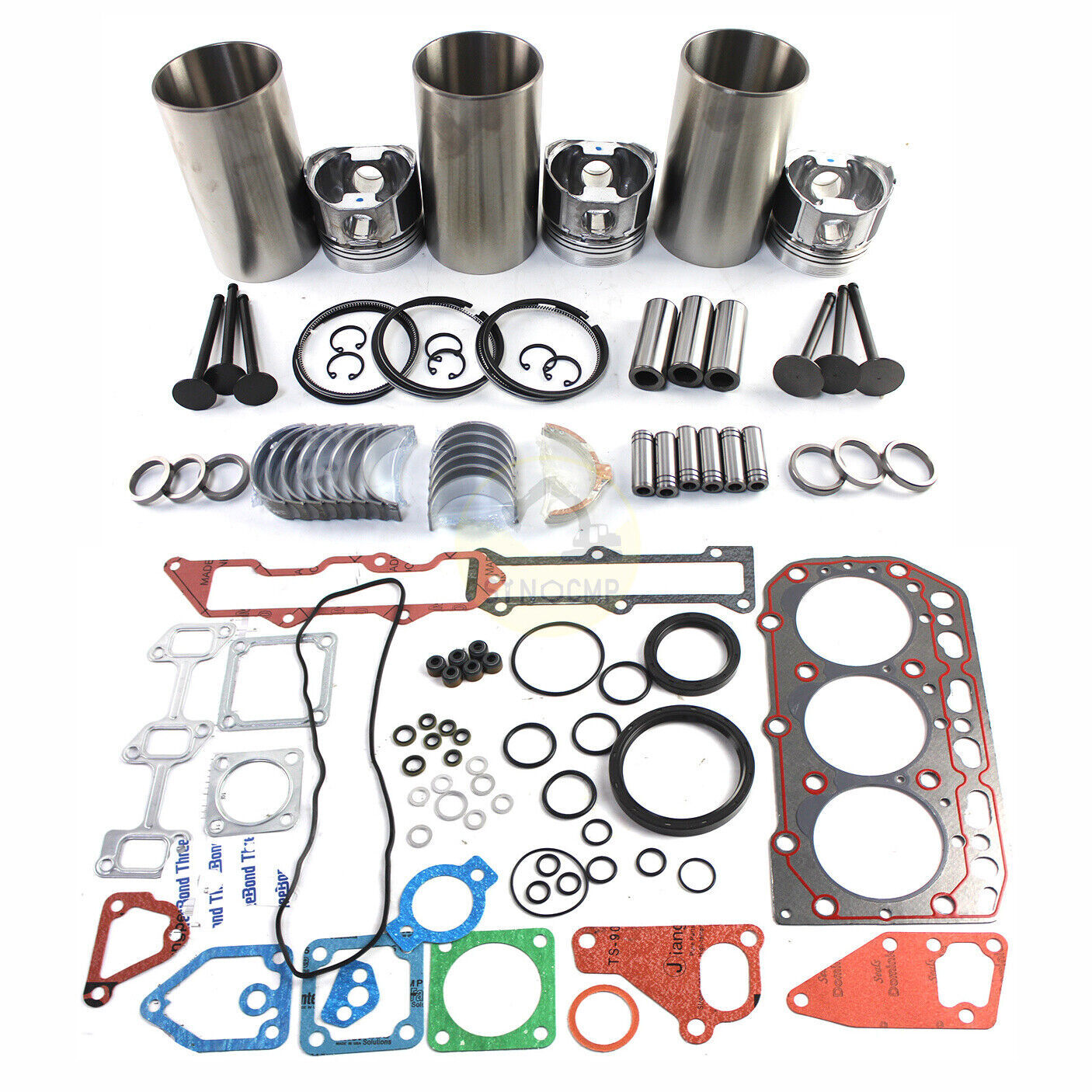 3D84 3TN84 3TN84L-RB Engine Overhaul Rebuild Kit Fit For Yanmar Komatsu PC35R-8