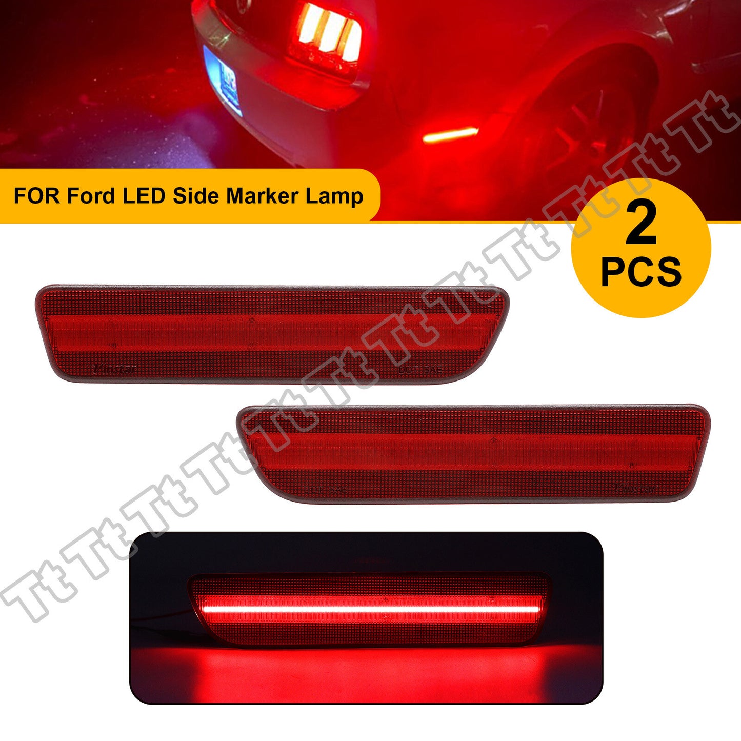2nd Generation Red LED Bright LED Bright LED Bright LED 2005-2009 Light Bright and Beautiful Lens