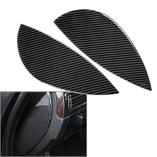 Carbon Fiber Car Dashboard Both Side Panel Trim for BMW 3 Series E90/E92 2005-12