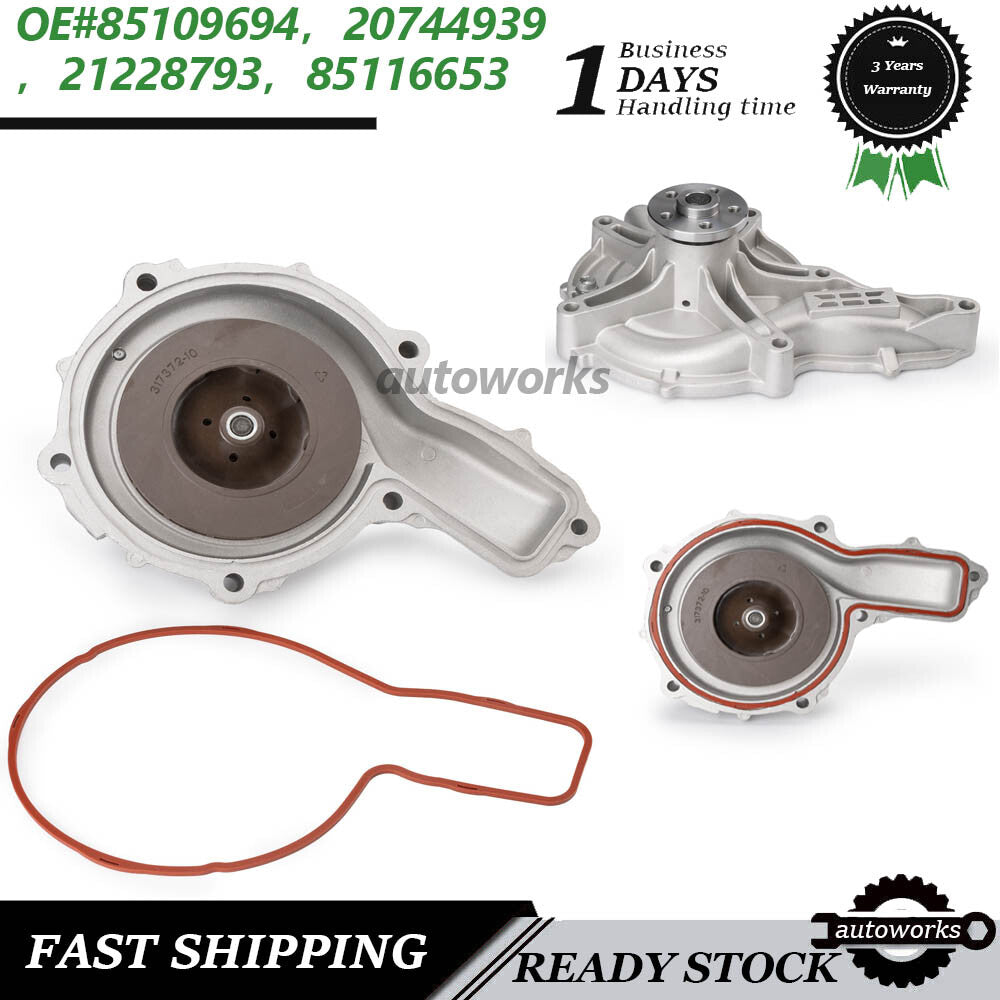 85109694 85124623 Water Pump for Volvo VAH VHD VNL VNM D11 D13 D16 for Mack MP7 MP8
