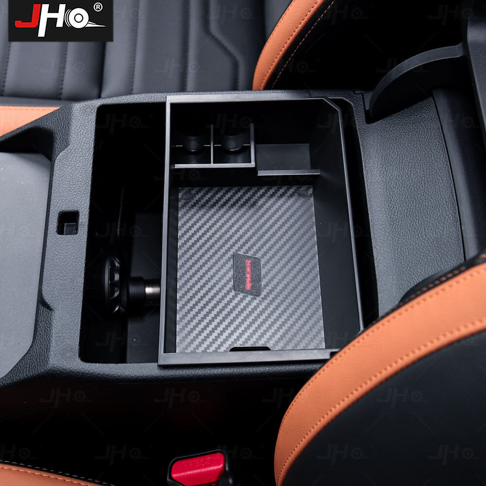 Armrest Storage Box Car Center Control Storage Box for Ford Ranger 2023-2024